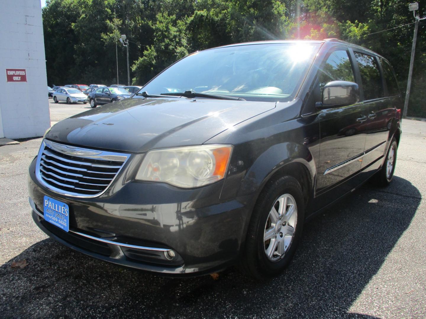 2012 BLACK Chrysler Town & Country Touring (2C4RC1BG0CR) with an 3.6L V6 DOHC 24V engine, 6-Speed Automatic transmission, located at 540a Delsea Drive, Sewell, NJ, 08080, (856) 589-6888, 39.752560, -75.111206 - Photo#0