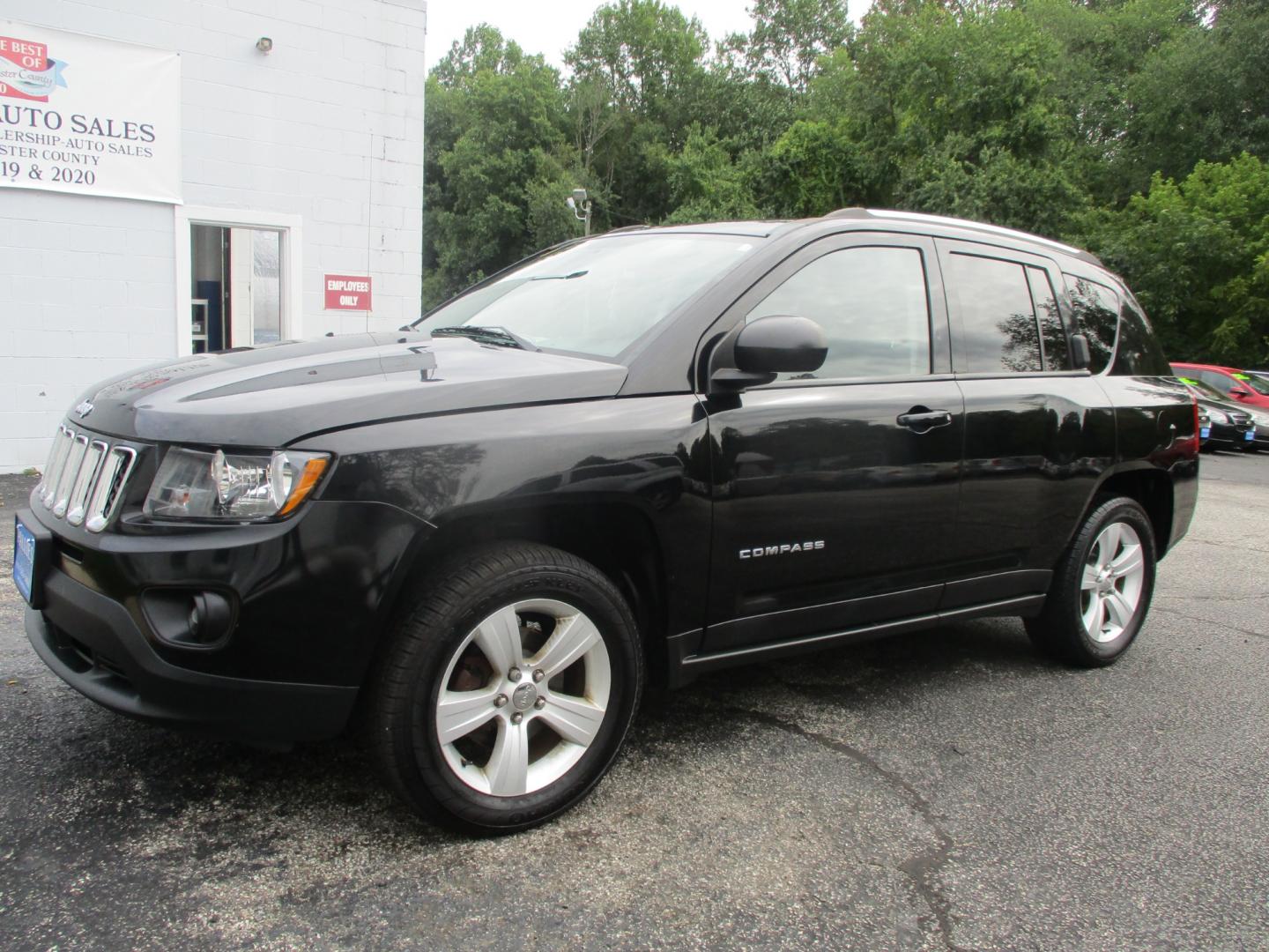 2014 Jeep Compass Sport 4WD (1C4NJDBBXED) with an 2.4L L4 DOHC 16V engine, located at 540a Delsea Drive, Sewell, NJ, 08080, (856) 589-6888, 39.752560, -75.111206 - Photo#1