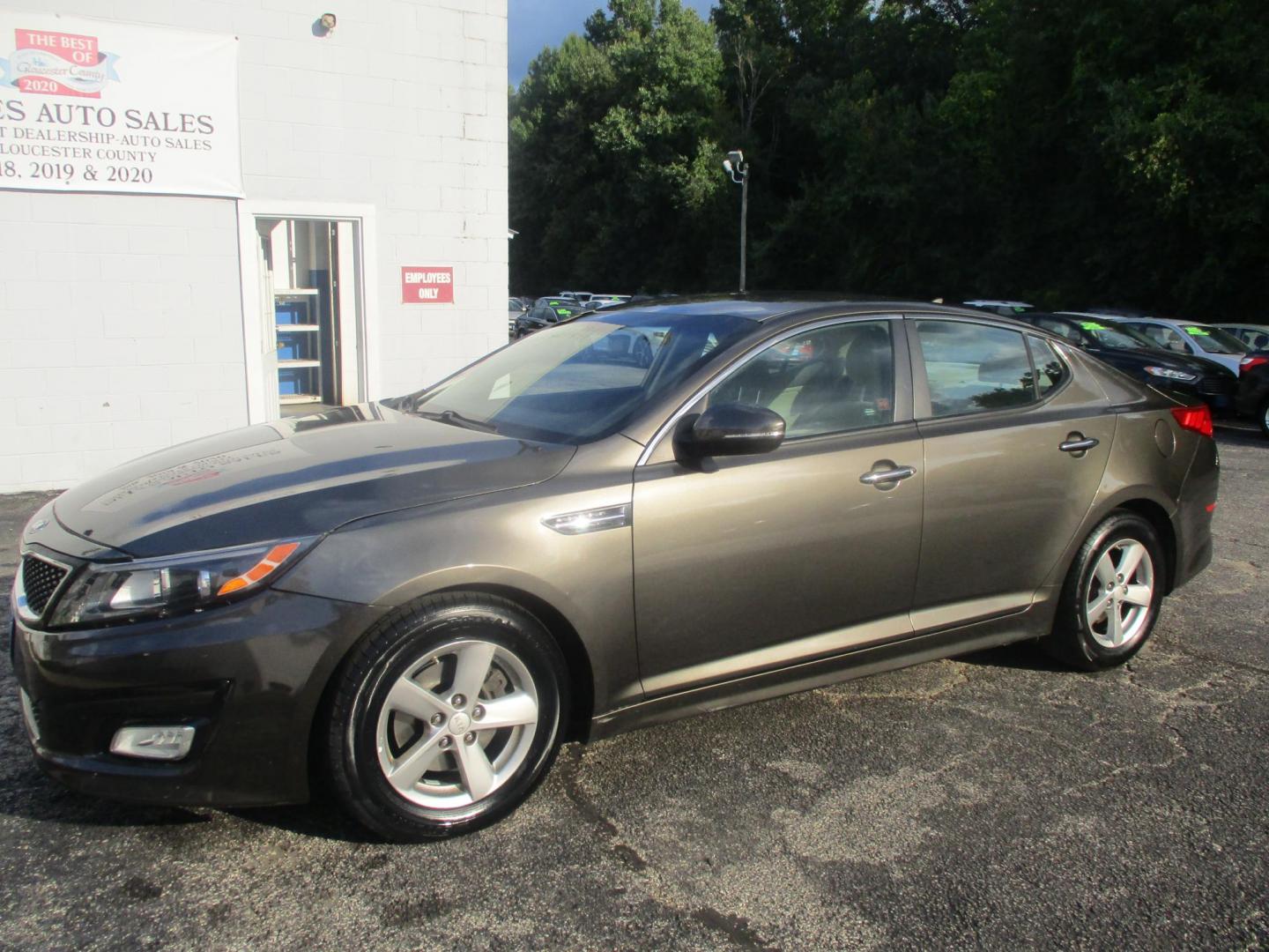 2015 BRONZE Kia Optima LX (5XXGM4A74FG) with an 2.4L L4 DOHC 16V engine, 6-Speed Automatic transmission, located at 540a Delsea Drive, Sewell, NJ, 08080, (856) 589-6888, 39.752560, -75.111206 - Photo#0