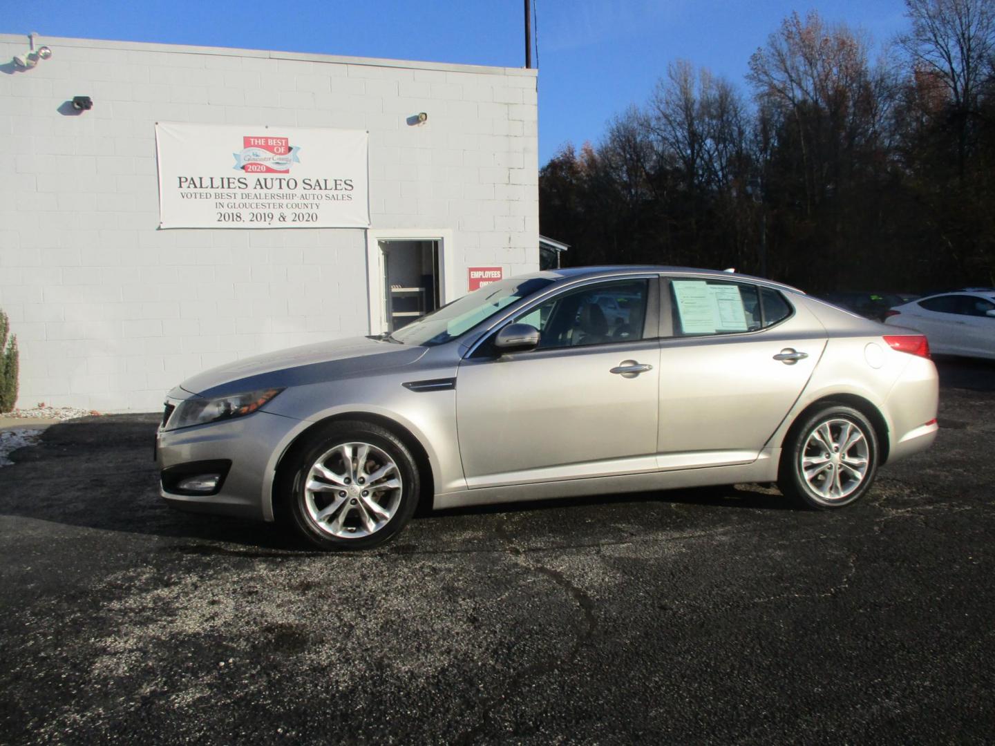 2013 GRAY Kia Optima (5XXGN4A73DG) , AUTOMATIC transmission, located at 540a Delsea Drive, Sewell, NJ, 08080, (856) 589-6888, 39.752560, -75.111206 - Photo#1