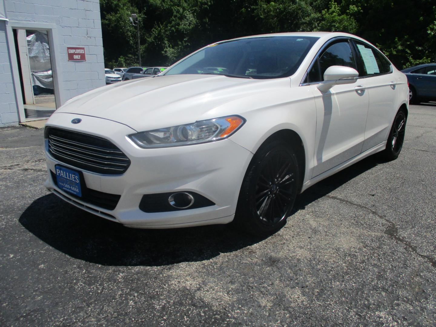 2014 WHITE Ford Fusion SE (1FA6P0HD6E5) with an 1.5L L4 DOHC 16V engine, located at 540a Delsea Drive, Sewell, NJ, 08080, (856) 589-6888, 39.752560, -75.111206 - Photo#0