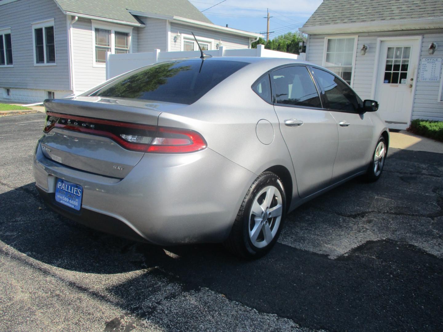 2015 SILVER Dodge Dart SXT (1C3CDFBB3FD) with an 2.4L L4 DOHC 16V engine, AUTOMATIC transmission, located at 540a Delsea Drive, Sewell, NJ, 08080, (856) 589-6888, 39.752560, -75.111206 - Photo#7