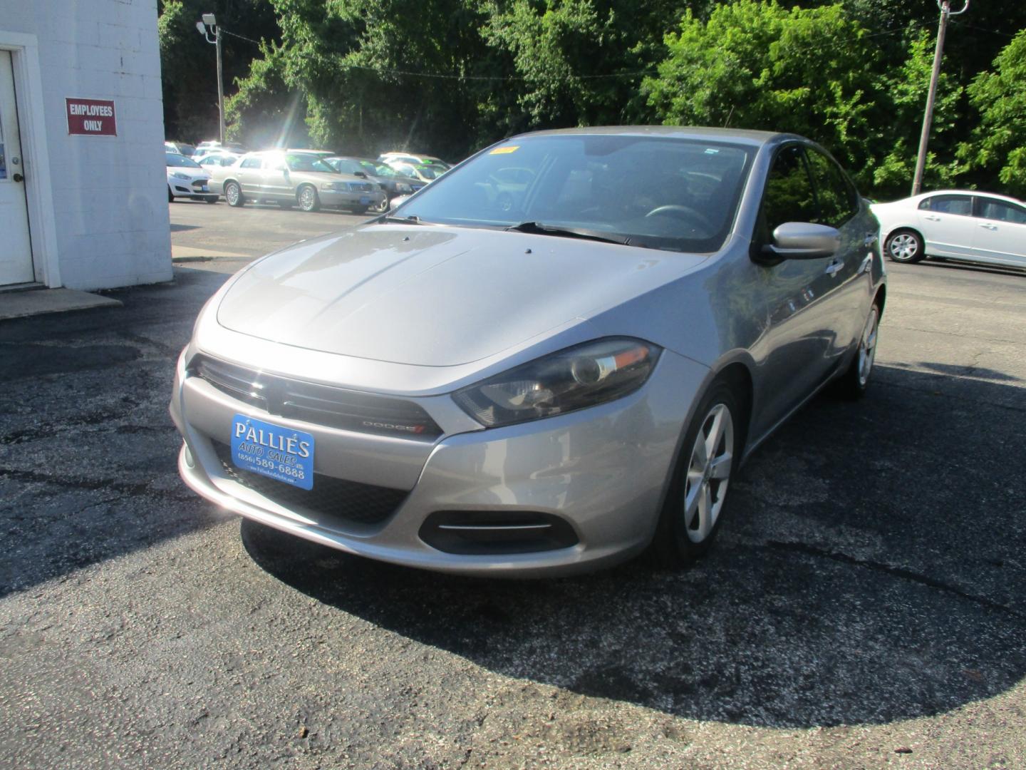 2015 SILVER Dodge Dart SXT (1C3CDFBB3FD) with an 2.4L L4 DOHC 16V engine, AUTOMATIC transmission, located at 540a Delsea Drive, Sewell, NJ, 08080, (856) 589-6888, 39.752560, -75.111206 - Photo#0