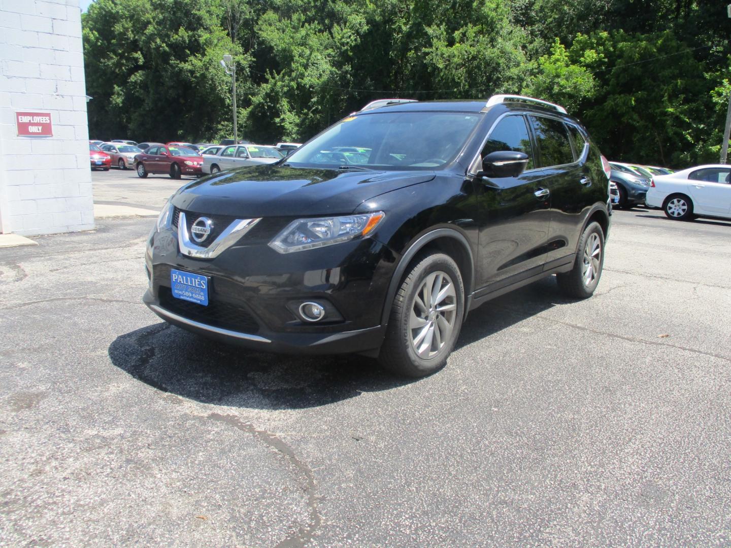 2014 BLACK Nissan Rogue (5N1AT2MV8EC) , AUTOMATIC transmission, located at 540a Delsea Drive, Sewell, NJ, 08080, (856) 589-6888, 39.752560, -75.111206 - Photo#0