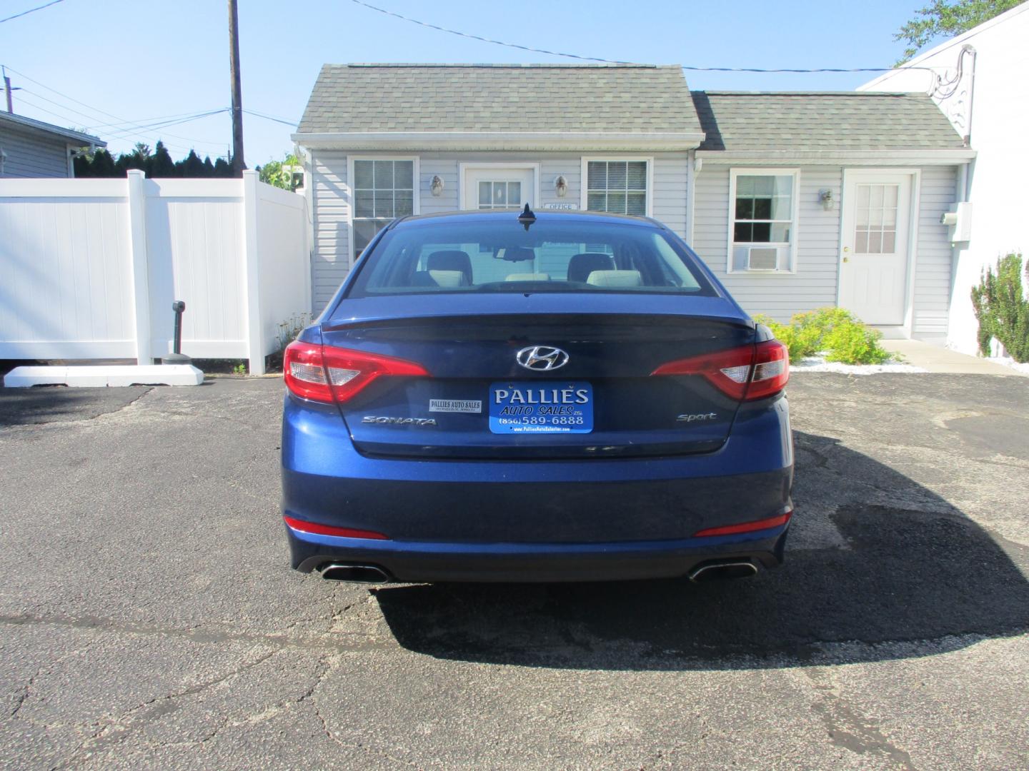 2016 BLUE Hyundai Sonata Sport (5NPE34AF9GH) with an 2.4L L4 DOHC 16V engine, 6A transmission, located at 540a Delsea Drive, Sewell, NJ, 08080, (856) 589-6888, 39.752560, -75.111206 - Photo#5