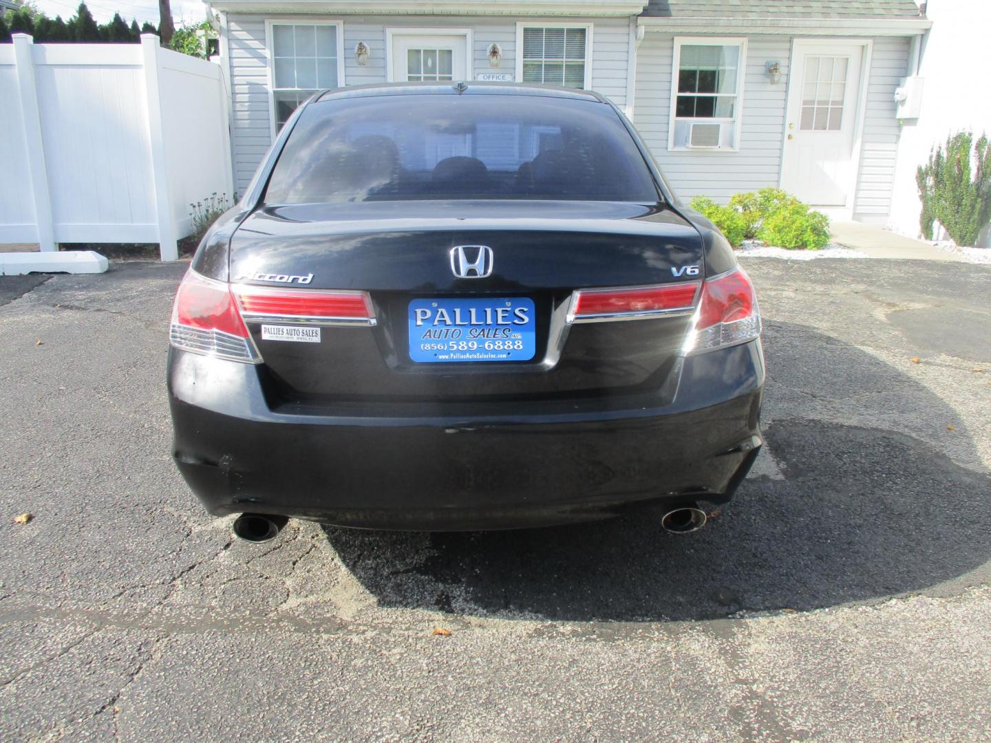 2011 BLACK Honda Accord EX-L V-6 Sedan AT (1HGCP3F83BA) with an 3.5L V6 SOHC 24V engine, 5-Speed Automatic transmission, located at 540a Delsea Drive, Sewell, NJ, 08080, (856) 589-6888, 39.752560, -75.111206 - Photo#3