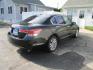 2011 BLACK Honda Accord EX-L V-6 Sedan AT (1HGCP3F83BA) with an 3.5L V6 SOHC 24V engine, 5-Speed Automatic transmission, located at 540a Delsea Drive, Sewell, NJ, 08080, (856) 589-6888, 39.752560, -75.111206 - Photo#4