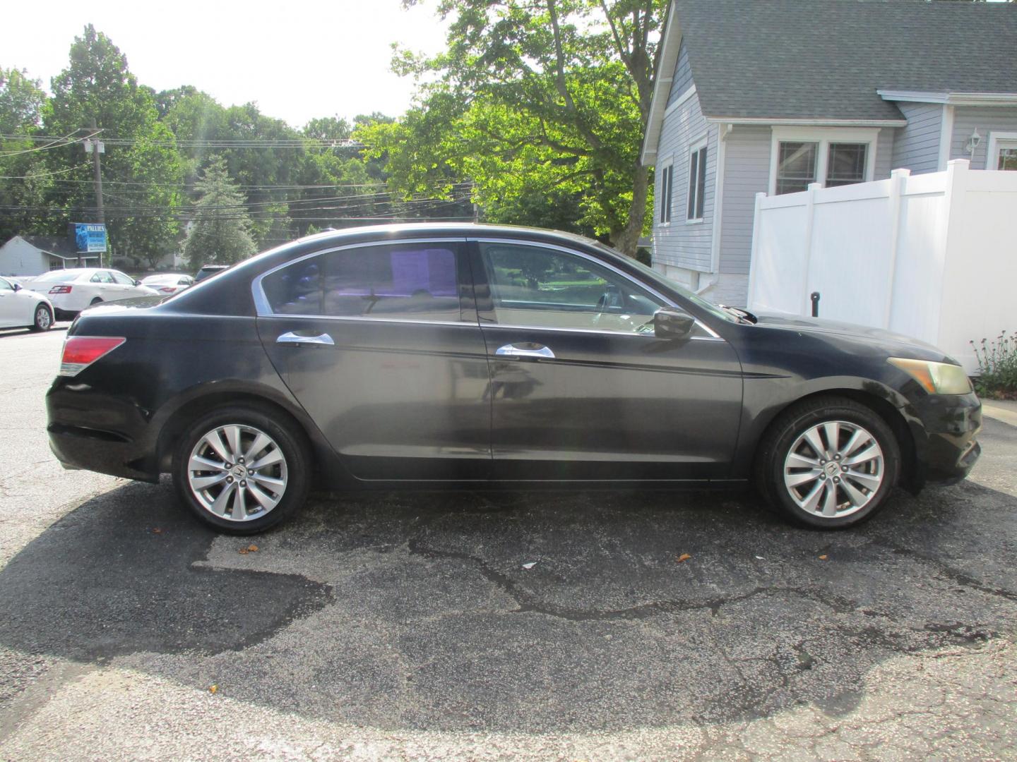 2011 BLACK Honda Accord EX-L V-6 Sedan AT (1HGCP3F83BA) with an 3.5L V6 SOHC 24V engine, 5-Speed Automatic transmission, located at 540a Delsea Drive, Sewell, NJ, 08080, (856) 589-6888, 39.752560, -75.111206 - Photo#5