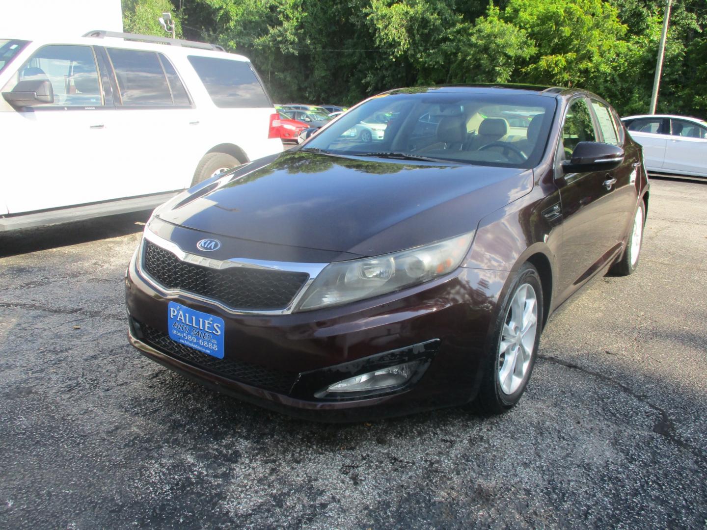 2013 BURGUNDY Kia Optima (5XXGN4A73DG) , AUTOMATIC transmission, located at 540a Delsea Drive, Sewell, NJ, 08080, (856) 589-6888, 39.752560, -75.111206 - Photo#0