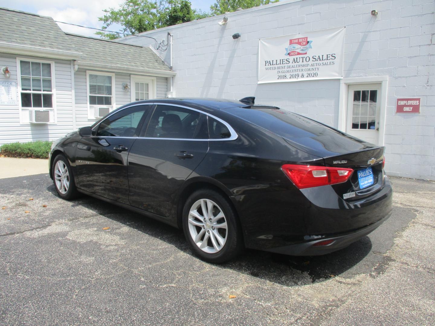 2016 BLACK Chevrolet Malibu (1G1ZE5ST6GF) , AUTOMATIC transmission, located at 540a Delsea Drive, Sewell, NJ, 08080, (856) 589-6888, 39.752560, -75.111206 - Photo#3