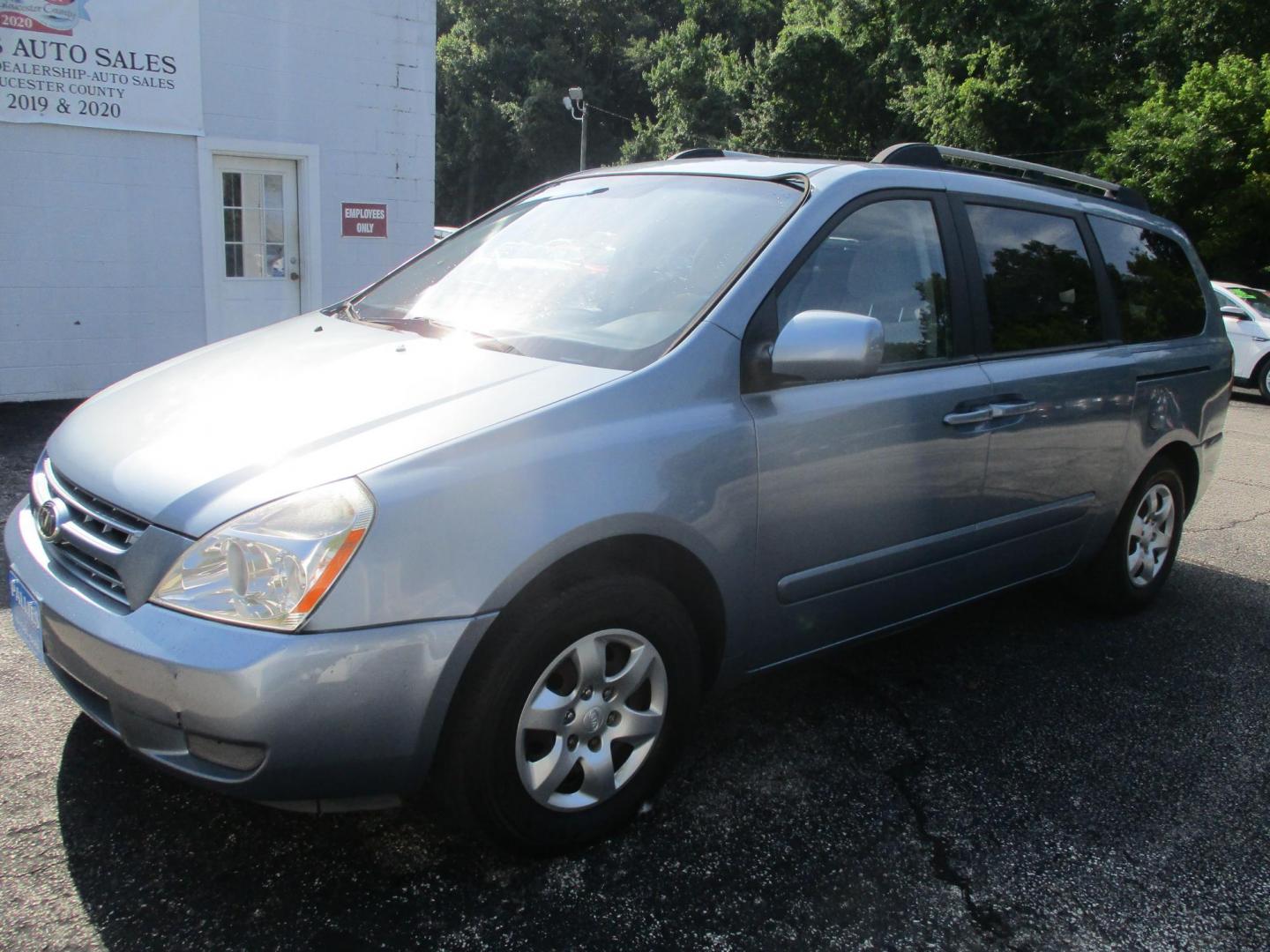 2008 Kia Sedona EX LWB (KNDMB233886) with an 3.8L V6 DOHC 24V engine, 5-Speed Automatic Overdrive transmission, located at 540a Delsea Drive, Sewell, NJ, 08080, (856) 589-6888, 39.752560, -75.111206 - Photo#0