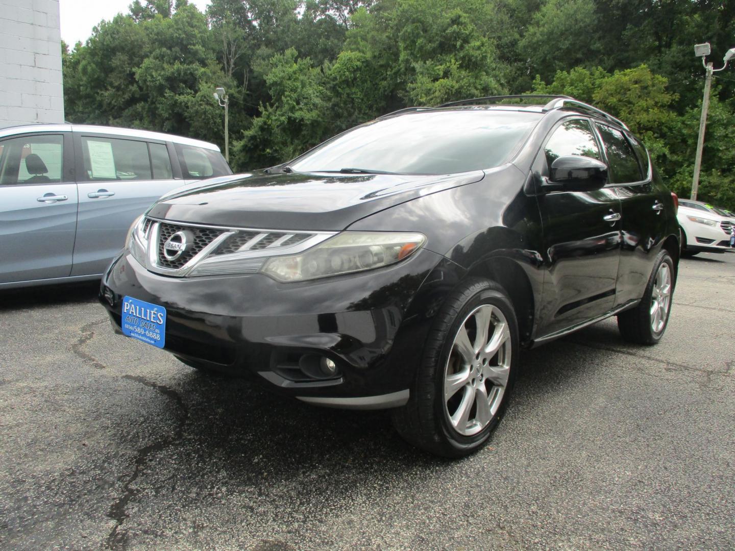 2014 BLACK Nissan Murano SL AWD (JN8AZ1MWXEW) with an 3.5L V6 DOHC 24V engine, Continuously Variable Transmission transmission, located at 540a Delsea Drive, Sewell, NJ, 08080, (856) 589-6888, 39.752560, -75.111206 - Photo#0