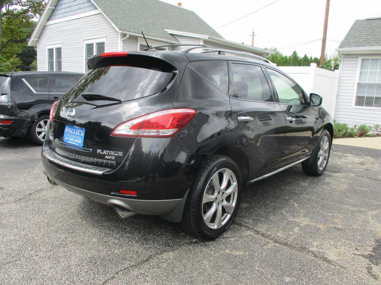 2014 BLACK Nissan Murano SL AWD (JN8AZ1MWXEW) with an 3.5L V6 DOHC 24V engine, Continuously Variable Transmission transmission, located at 540a Delsea Drive, Sewell, NJ, 08080, (856) 589-6888, 39.752560, -75.111206 - Photo#6