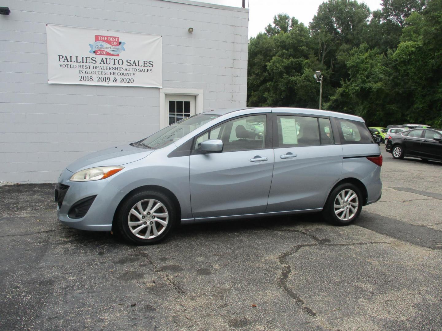 2011 BLUE Mazda MAZDA5 Sport (JM1CW2BLXC0) with an 2.5L L4 DOHC 16V engine, located at 540a Delsea Drive, Sewell, NJ, 08080, (856) 589-6888, 39.752560, -75.111206 - Photo#2