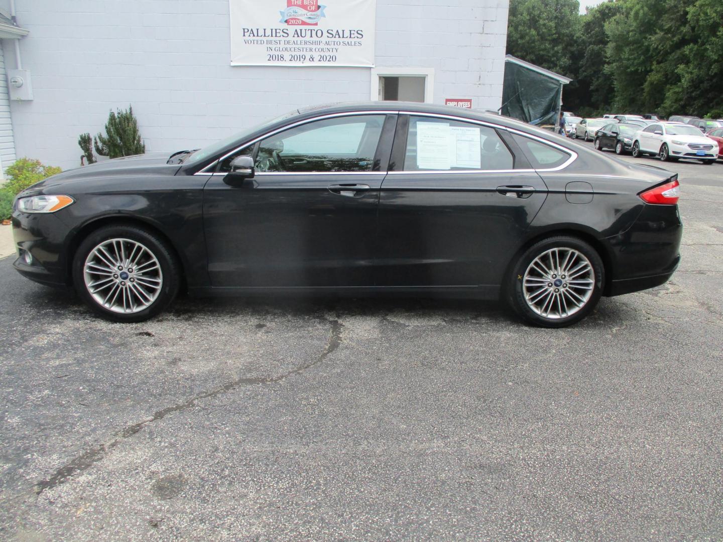 2014 BLACK Ford Fusion SE (3FA6P0HD0ER) with an 1.5L L4 DOHC 16V engine, located at 540a Delsea Drive, Sewell, NJ, 08080, (856) 589-6888, 39.752560, -75.111206 - Photo#14