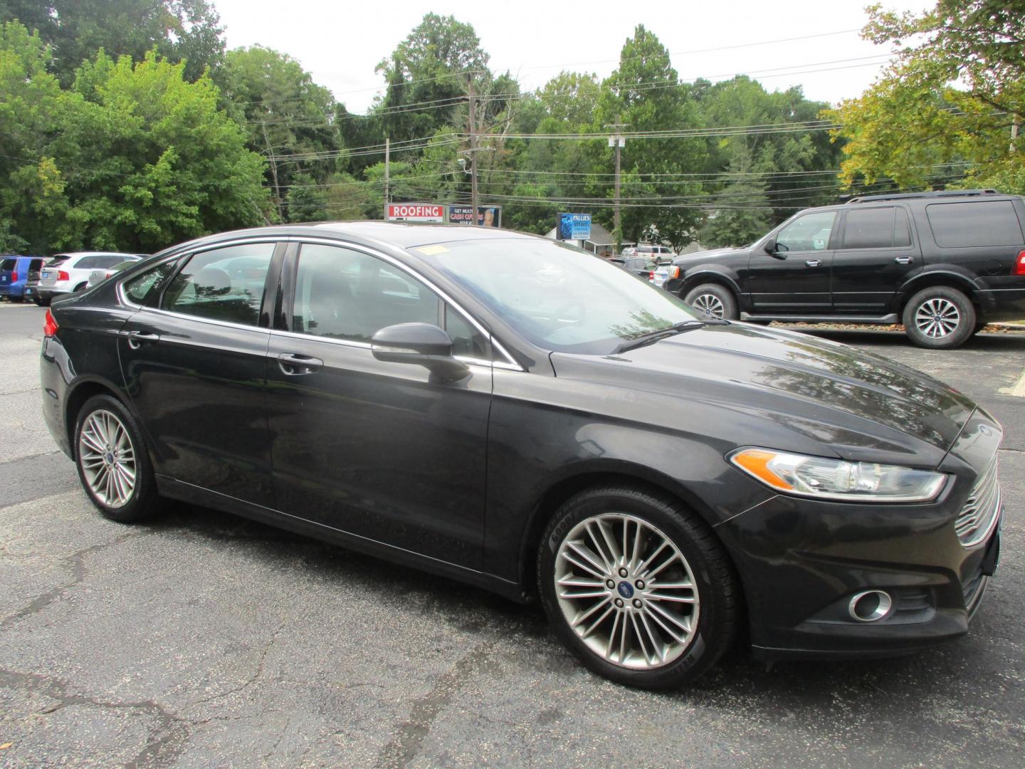 2014 BLACK Ford Fusion SE (3FA6P0HD0ER) with an 1.5L L4 DOHC 16V engine, located at 540a Delsea Drive, Sewell, NJ, 08080, (856) 589-6888, 39.752560, -75.111206 - Photo#0