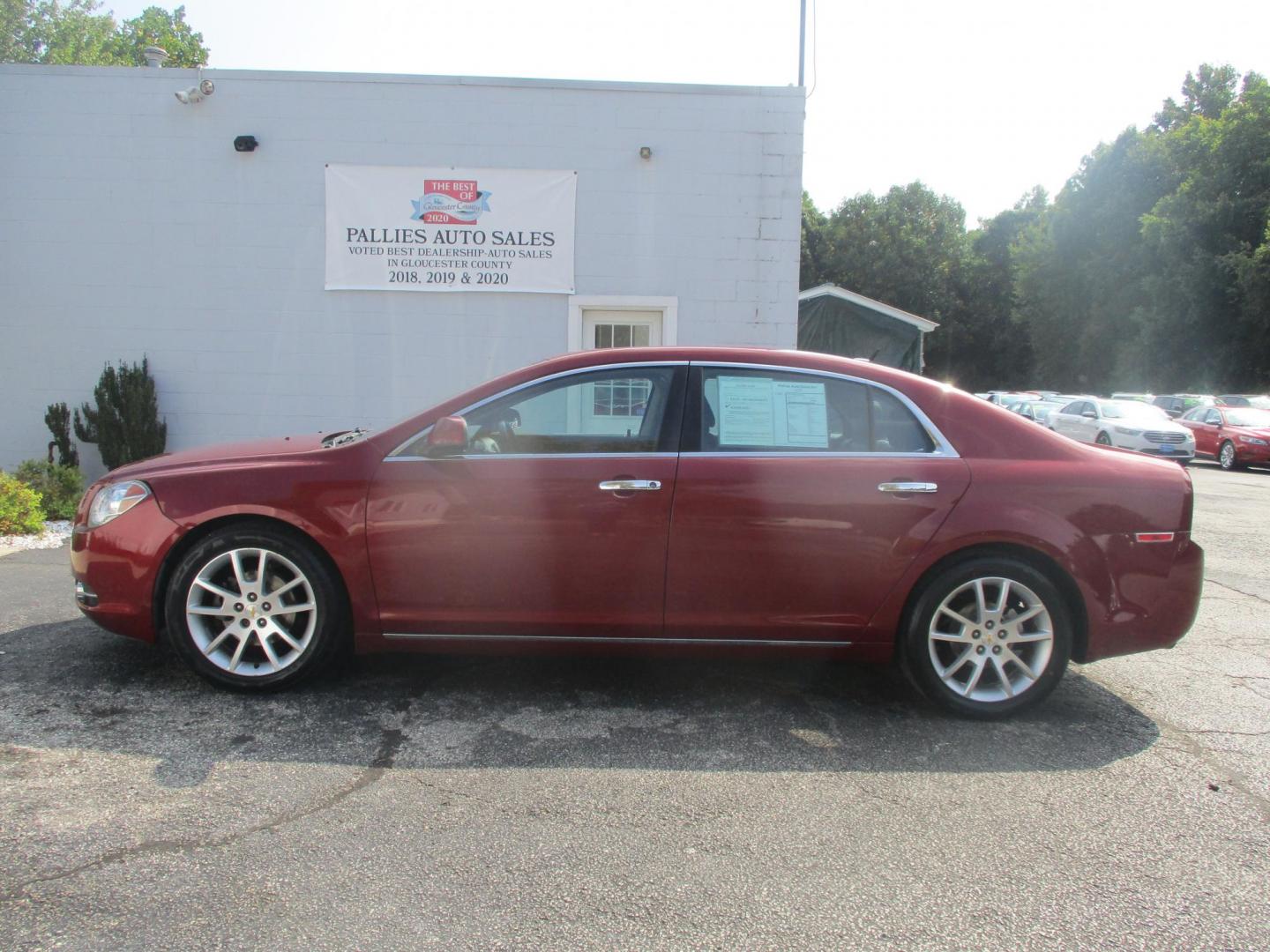 2011 RED Chevrolet Malibu LTZ (1G1ZE5E19BF) with an 2.4L L4 DOHC 16V engine, 4-Speed Automatic transmission, located at 540a Delsea Drive, Sewell, NJ, 08080, (856) 589-6888, 39.752560, -75.111206 - Photo#2