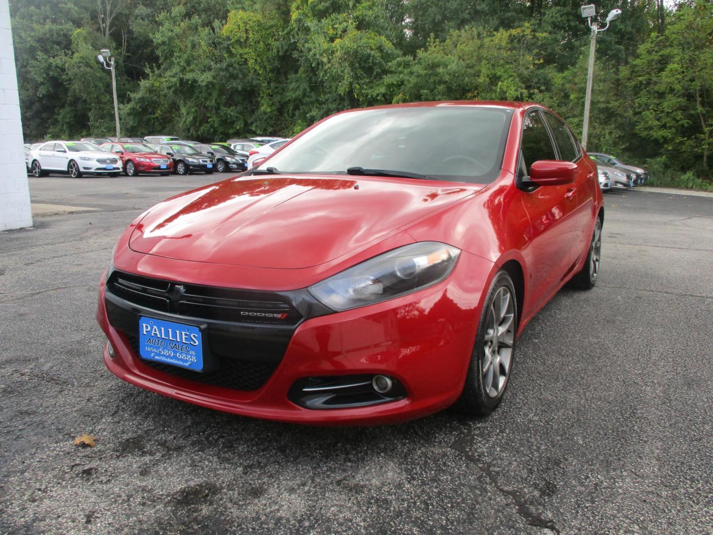 2013 RED Dodge Dart SXT (1C3CDFBA6DD) with an 2.0L L4 DOHC 16V TURBO engine, located at 540a Delsea Drive, Sewell, NJ, 08080, (856) 589-6888, 39.752560, -75.111206 - Photo#0