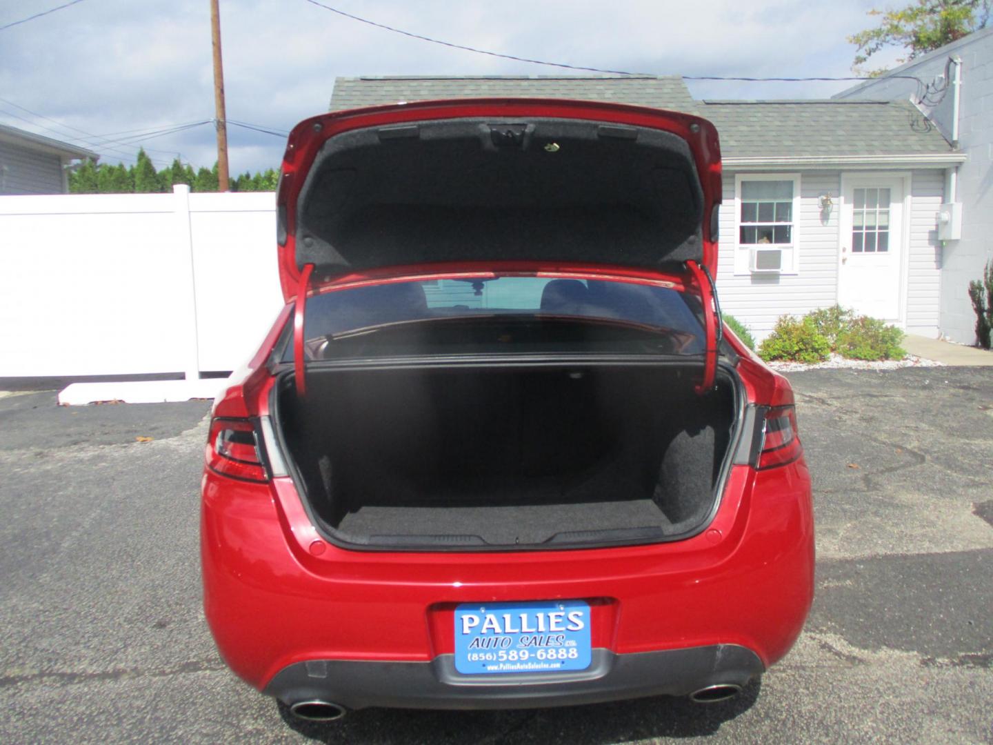 2013 RED Dodge Dart SXT (1C3CDFBA6DD) with an 2.0L L4 DOHC 16V TURBO engine, located at 540a Delsea Drive, Sewell, NJ, 08080, (856) 589-6888, 39.752560, -75.111206 - Photo#25