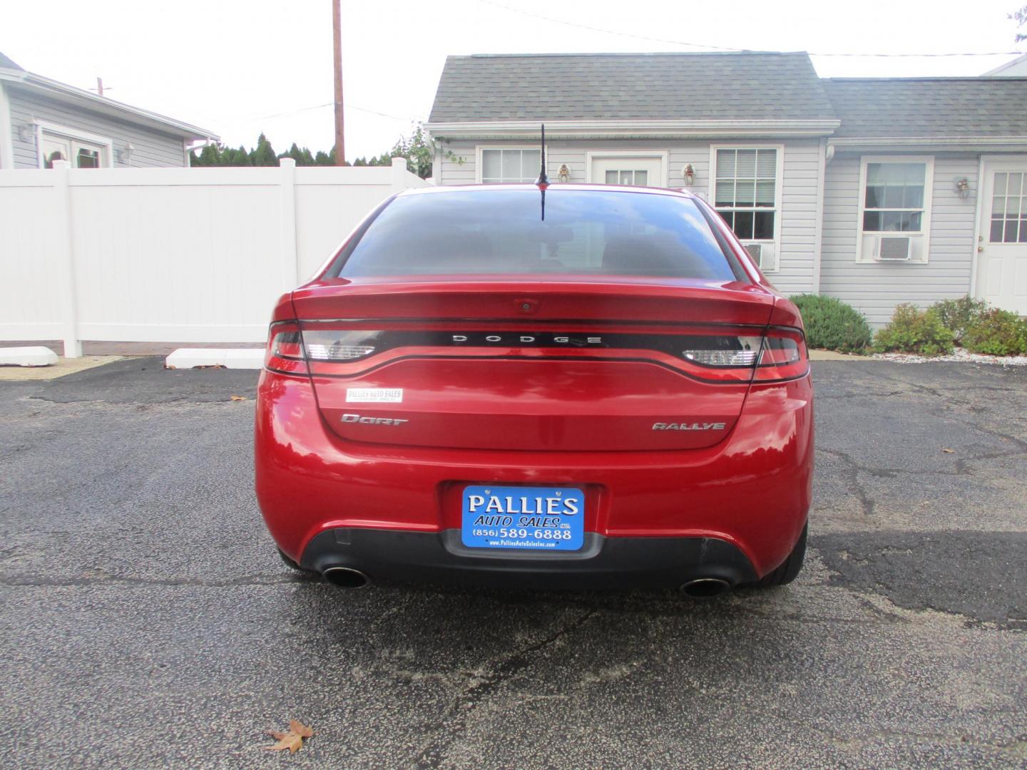 2013 RED Dodge Dart SXT (1C3CDFBA6DD) with an 2.0L L4 DOHC 16V TURBO engine, located at 540a Delsea Drive, Sewell, NJ, 08080, (856) 589-6888, 39.752560, -75.111206 - Photo#6