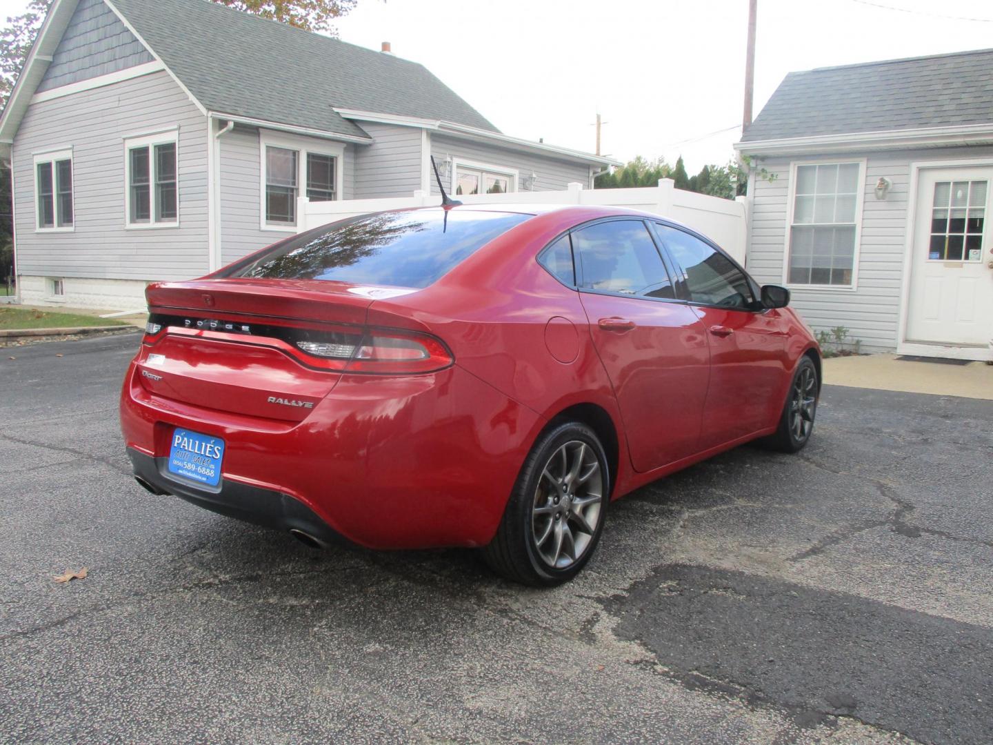 2013 RED Dodge Dart SXT (1C3CDFBA6DD) with an 2.0L L4 DOHC 16V TURBO engine, located at 540a Delsea Drive, Sewell, NJ, 08080, (856) 589-6888, 39.752560, -75.111206 - Photo#7