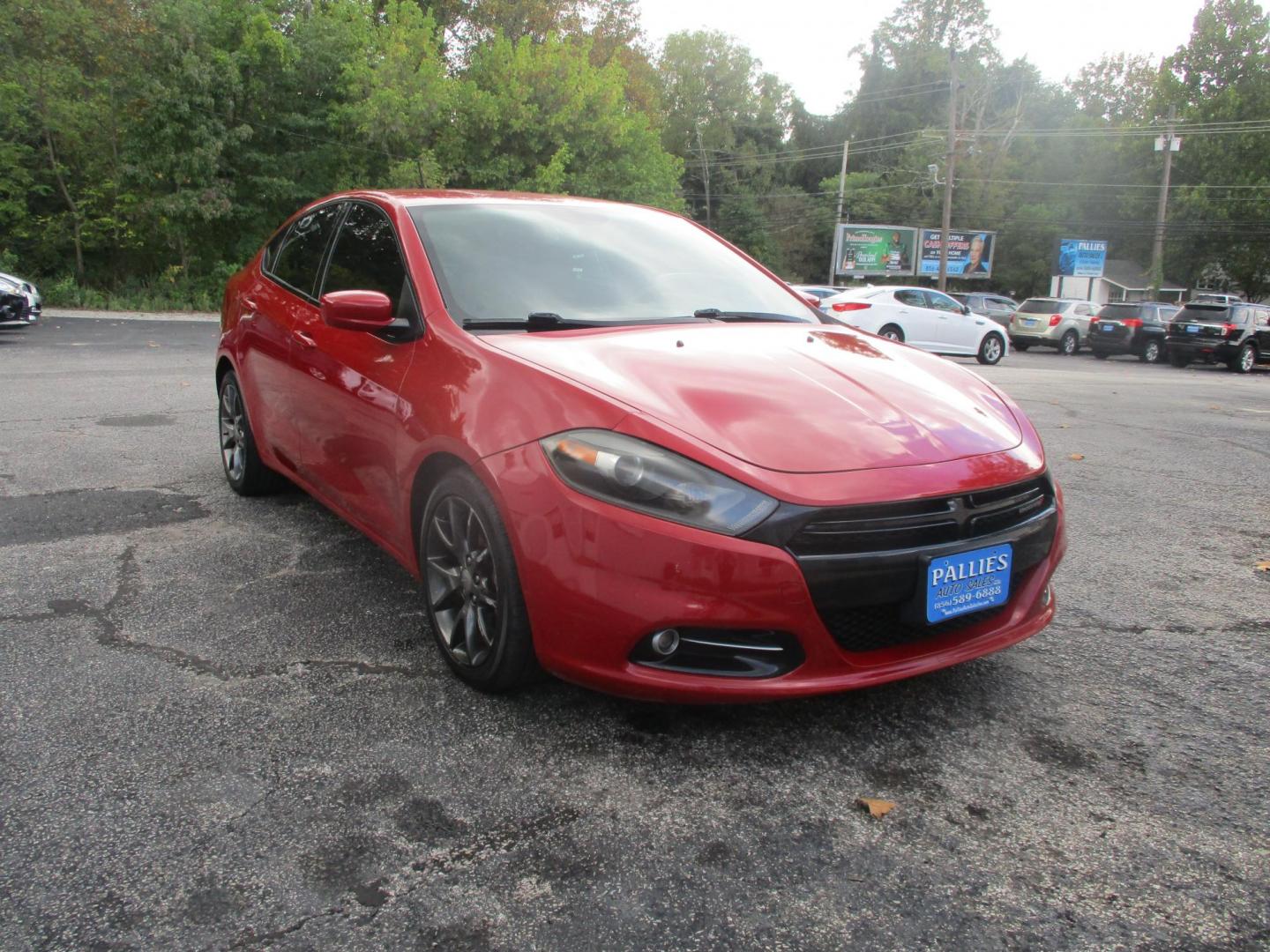 2013 RED Dodge Dart SXT (1C3CDFBA6DD) with an 2.0L L4 DOHC 16V TURBO engine, located at 540a Delsea Drive, Sewell, NJ, 08080, (856) 589-6888, 39.752560, -75.111206 - Photo#9