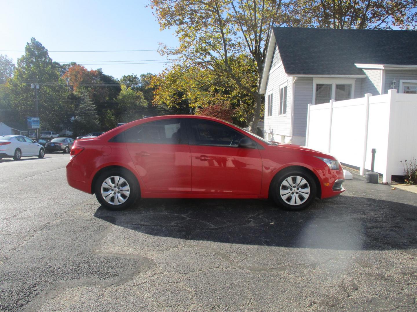 2015 RED Chevrolet Cruze LS Auto (1G1PA5SH8F7) with an 1.8L L4 DOHC 16V FFV engine, 6-Speed Automatic transmission, located at 540a Delsea Drive, Sewell, NJ, 08080, (856) 589-6888, 39.752560, -75.111206 - Photo#8