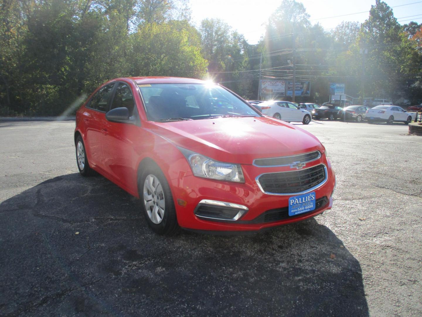 2015 RED Chevrolet Cruze LS Auto (1G1PA5SH8F7) with an 1.8L L4 DOHC 16V FFV engine, 6-Speed Automatic transmission, located at 540a Delsea Drive, Sewell, NJ, 08080, (856) 589-6888, 39.752560, -75.111206 - Photo#9