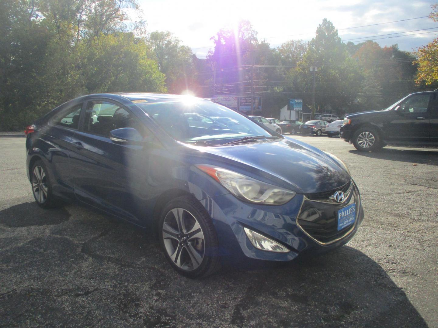 2013 BLUE Hyundai Elantra GS Coupe A/T (KMHDH6AE8DU) with an 1.8L L4 DOHC 16V engine, 6-Speed Automatic transmission, located at 540a Delsea Drive, Sewell, NJ, 08080, (856) 589-6888, 39.752560, -75.111206 - Photo#9