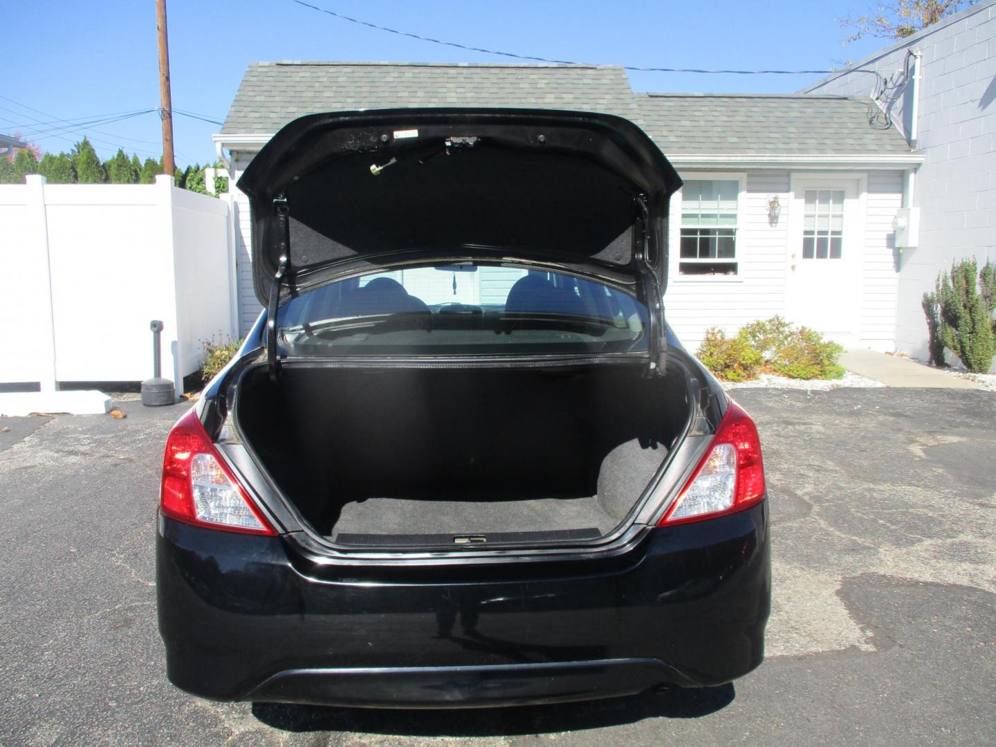 2017 BLACK Nissan Versa 1.6 S 4A (3N1CN7AP9HL) with an 1.6L L4 DOHC 16V engine, 4A transmission, located at 540a Delsea Drive, Sewell, NJ, 08080, (856) 589-6888, 39.752560, -75.111206 - Photo#25