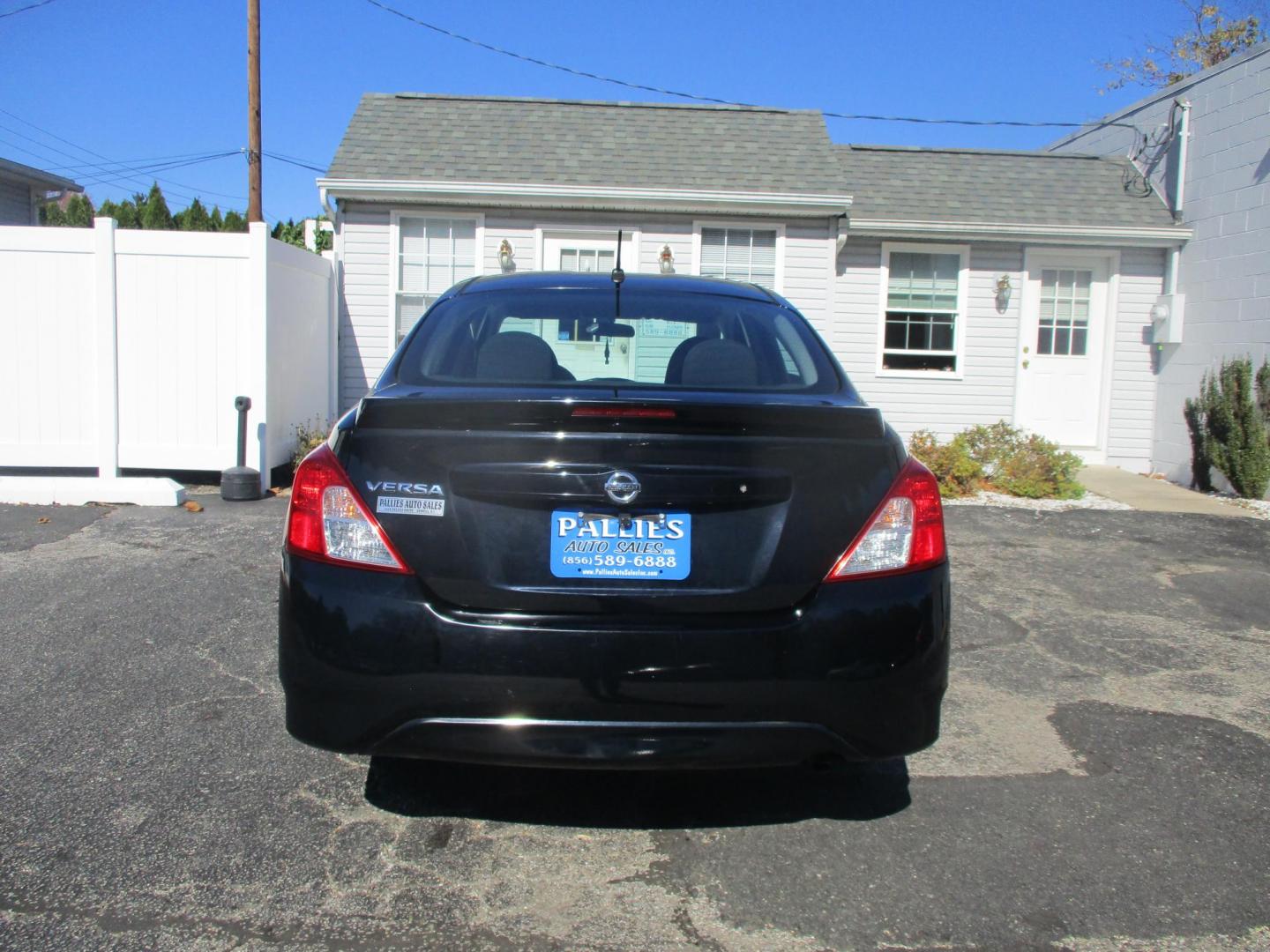 2017 BLACK Nissan Versa 1.6 S 4A (3N1CN7AP9HL) with an 1.6L L4 DOHC 16V engine, 4A transmission, located at 540a Delsea Drive, Sewell, NJ, 08080, (856) 589-6888, 39.752560, -75.111206 - Photo#6