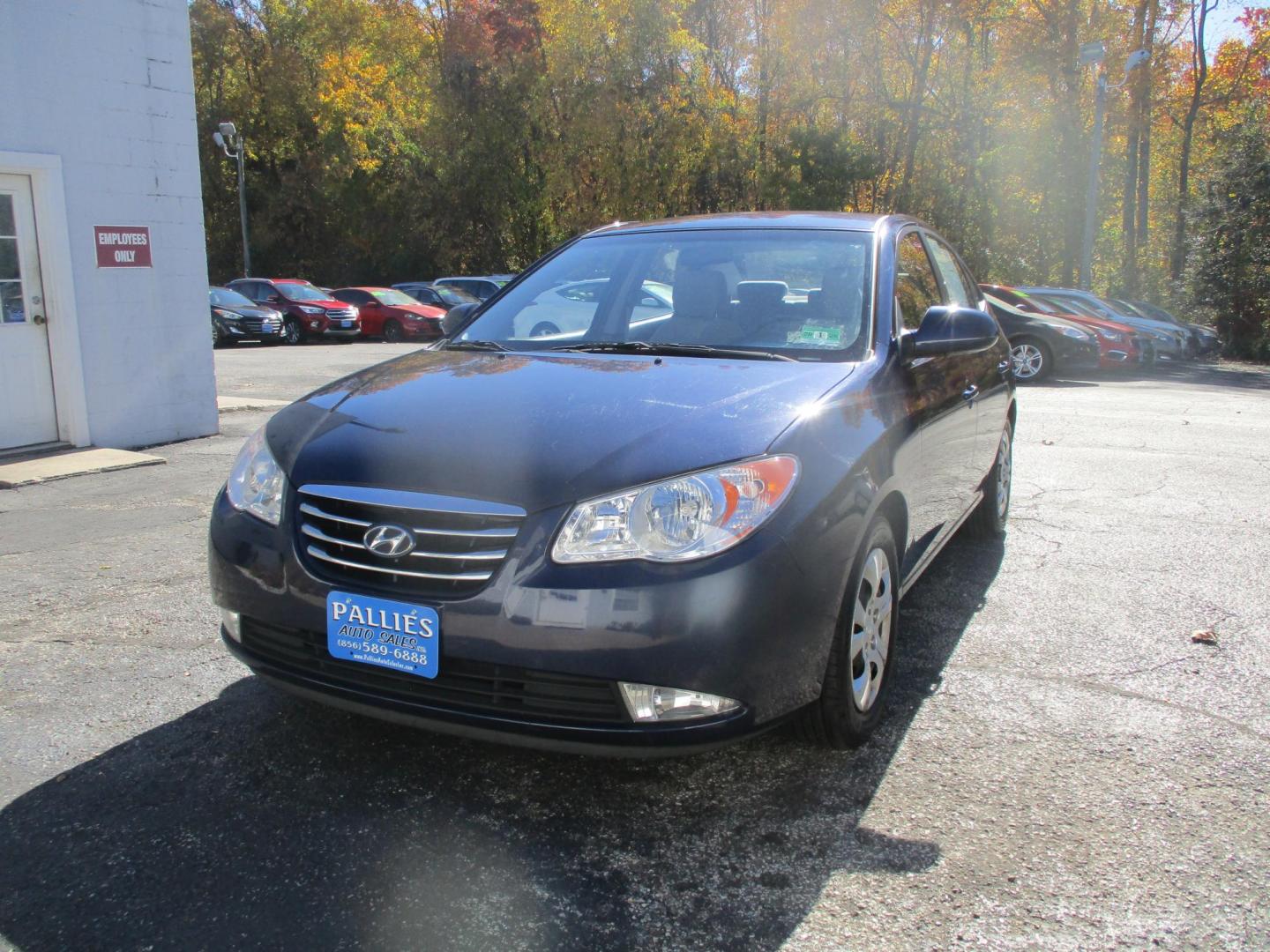 2010 BLUE Hyundai Elantra GLS (KMHDU4AD1AU) with an 2.0L L4 DOHC 16V engine, located at 540a Delsea Drive, Sewell, NJ, 08080, (856) 589-6888, 39.752560, -75.111206 - Photo#0