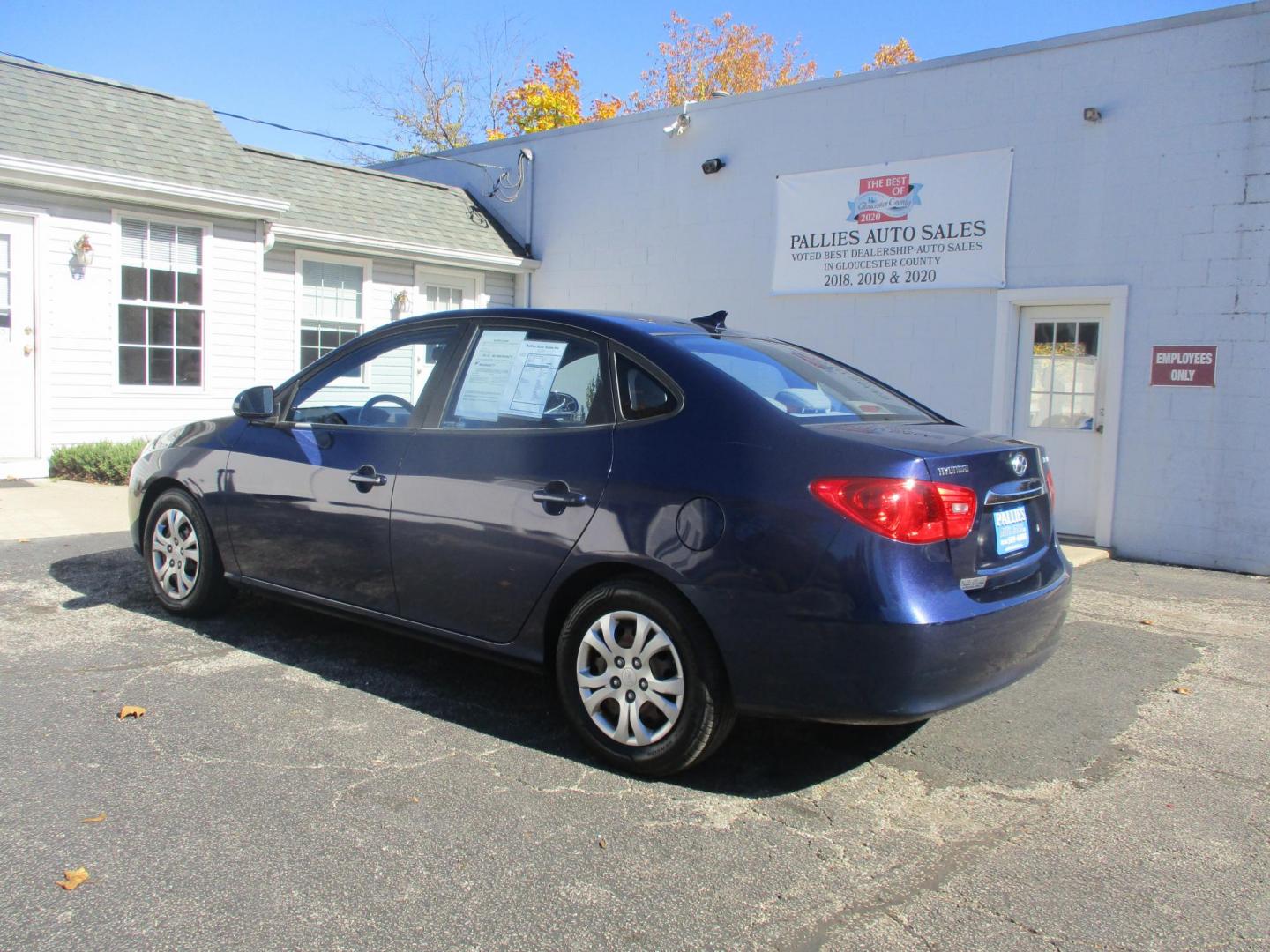 2010 BLUE Hyundai Elantra GLS (KMHDU4AD1AU) with an 2.0L L4 DOHC 16V engine, located at 540a Delsea Drive, Sewell, NJ, 08080, (856) 589-6888, 39.752560, -75.111206 - Photo#3