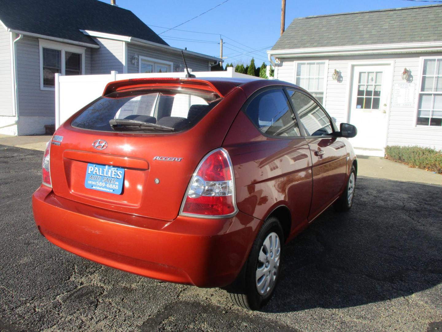 2010 ORANGE Hyundai Accent Blue GS 3-Door (KMHCM3AC7AU) with an 1.6L L4 DOHC 16V engine, located at 540a Delsea Drive, Sewell, NJ, 08080, (856) 589-6888, 39.752560, -75.111206 - Photo#7