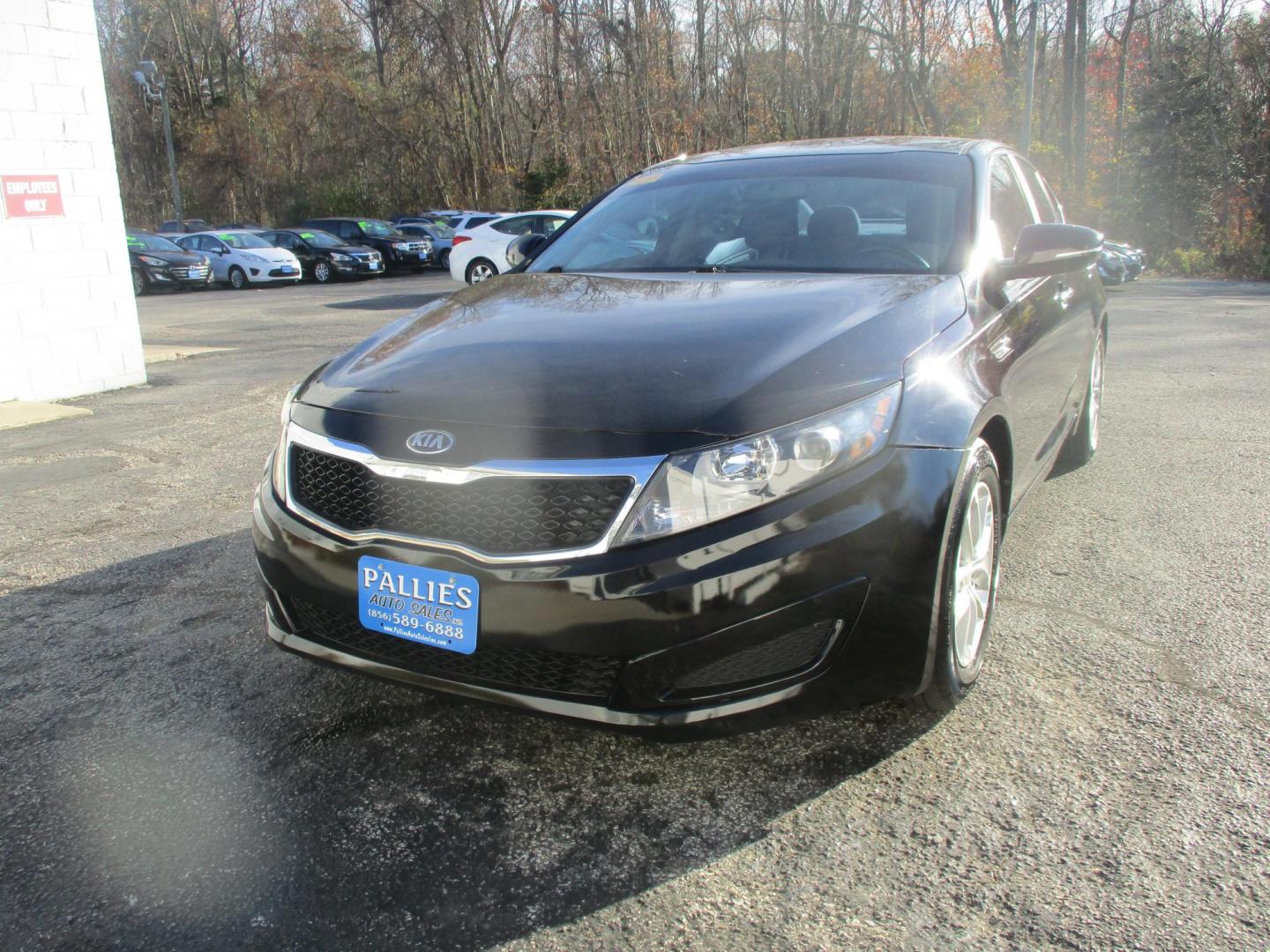 2012 BLACK Kia Optima LX MT (KNAGM4A74C5) with an 2.4L L4 DOHC 16V engine, 6-Speed Manual transmission, located at 540a Delsea Drive, Sewell, NJ, 08080, (856) 589-6888, 39.752560, -75.111206 - Photo#0