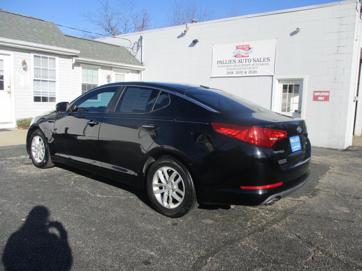 2012 BLACK Kia Optima LX MT (KNAGM4A74C5) with an 2.4L L4 DOHC 16V engine, 6-Speed Manual transmission, located at 540a Delsea Drive, Sewell, NJ, 08080, (856) 589-6888, 39.752560, -75.111206 - Photo#3