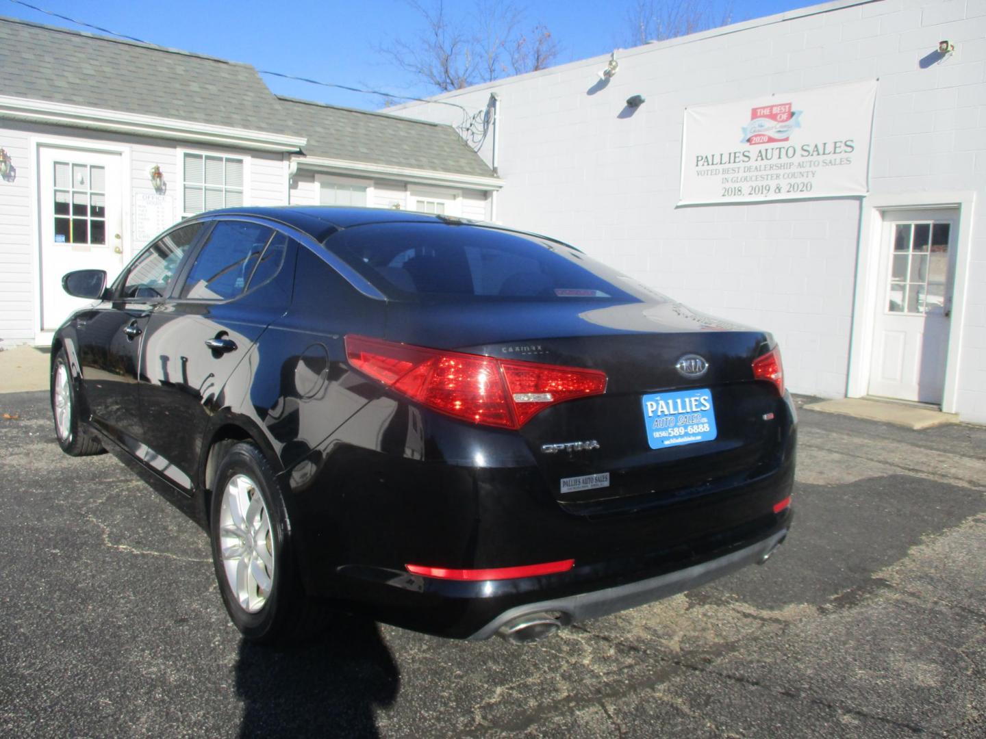 2012 BLACK Kia Optima LX MT (KNAGM4A74C5) with an 2.4L L4 DOHC 16V engine, 6-Speed Manual transmission, located at 540a Delsea Drive, Sewell, NJ, 08080, (856) 589-6888, 39.752560, -75.111206 - Photo#4