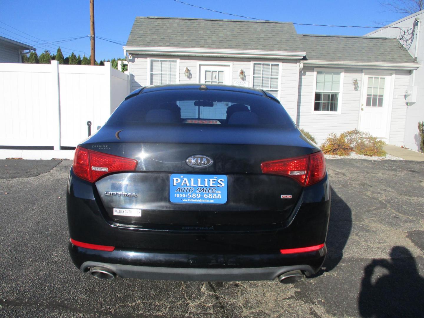 2012 BLACK Kia Optima LX MT (KNAGM4A74C5) with an 2.4L L4 DOHC 16V engine, 6-Speed Manual transmission, located at 540a Delsea Drive, Sewell, NJ, 08080, (856) 589-6888, 39.752560, -75.111206 - Photo#5