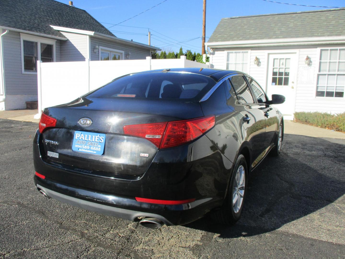 2012 BLACK Kia Optima LX MT (KNAGM4A74C5) with an 2.4L L4 DOHC 16V engine, 6-Speed Manual transmission, located at 540a Delsea Drive, Sewell, NJ, 08080, (856) 589-6888, 39.752560, -75.111206 - Photo#7