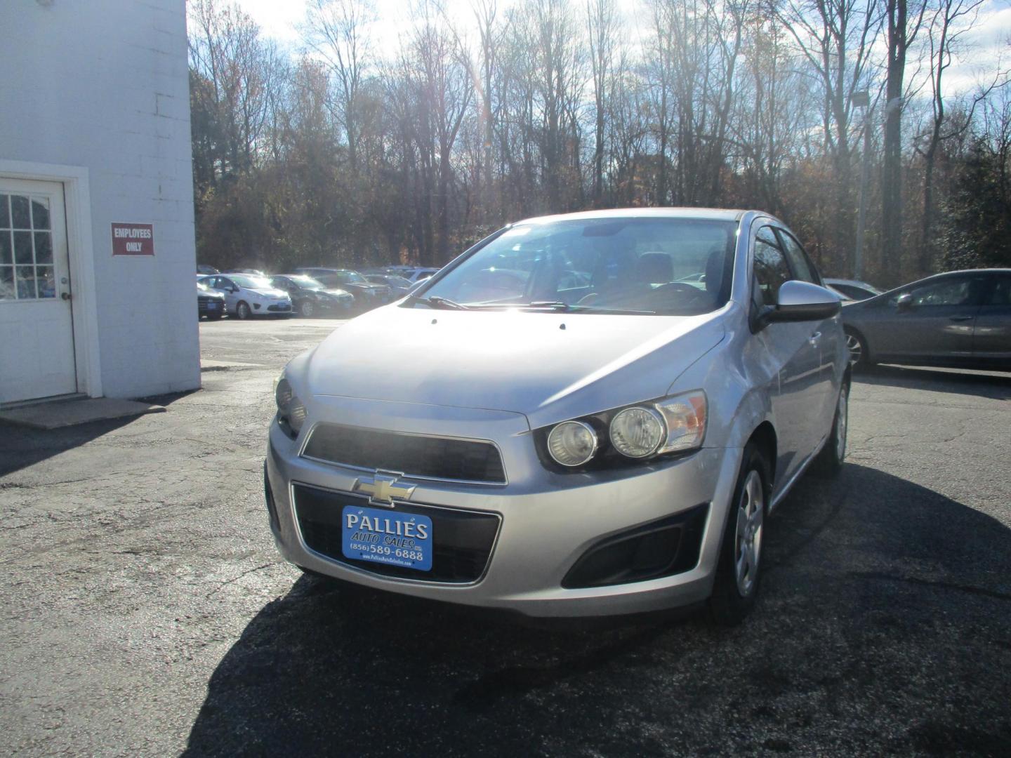 2015 SILVER Chevrolet Sonic LS Auto Sedan (1G1JA5SH7F4) with an 1.8L L4 DOHC 24V engine, 6-Speed Automatic transmission, located at 540a Delsea Drive, Sewell, NJ, 08080, (856) 589-6888, 39.752560, -75.111206 - Photo#0