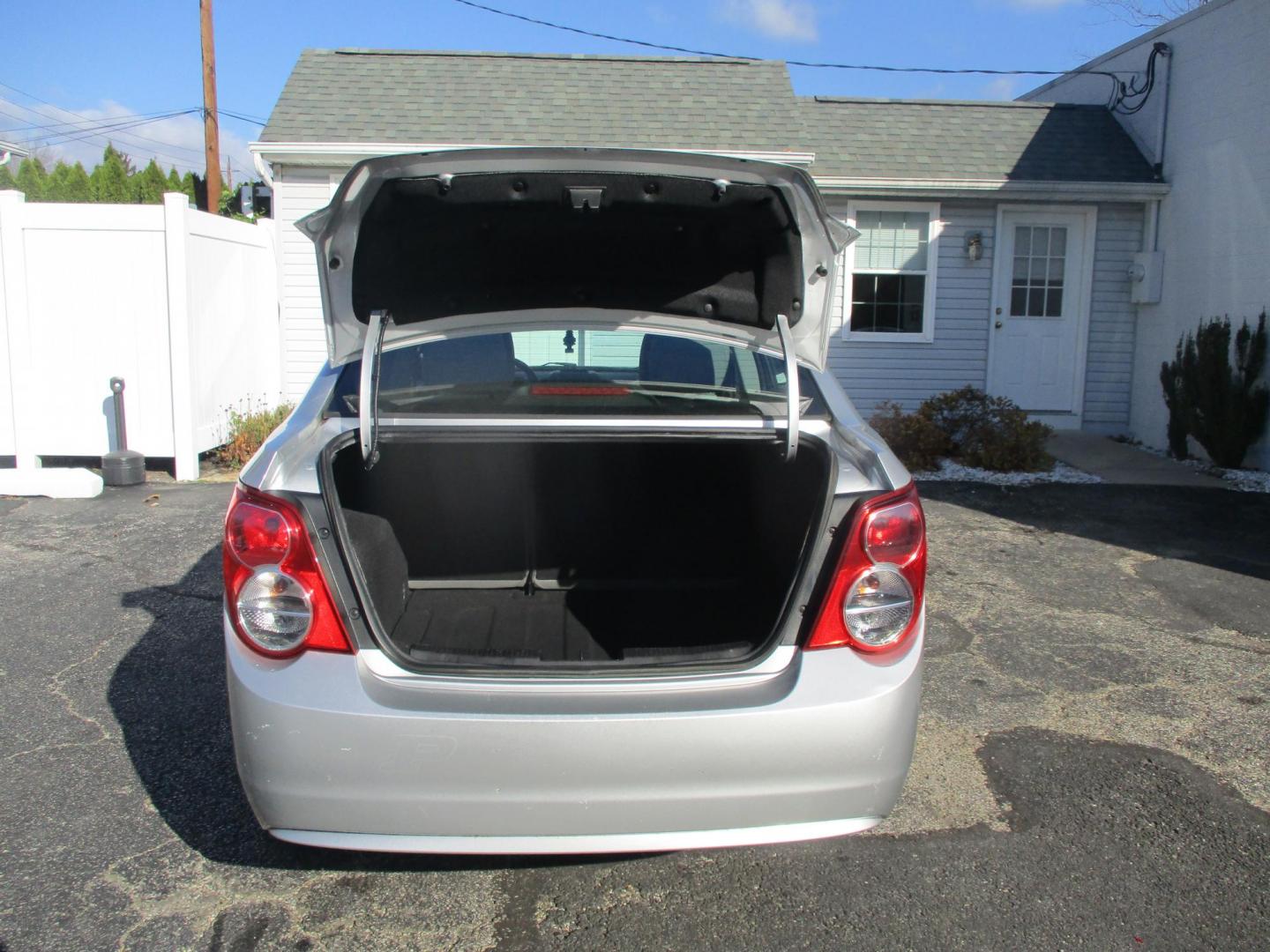 2015 SILVER Chevrolet Sonic LS Auto Sedan (1G1JA5SH7F4) with an 1.8L L4 DOHC 24V engine, 6-Speed Automatic transmission, located at 540a Delsea Drive, Sewell, NJ, 08080, (856) 589-6888, 39.752560, -75.111206 - Photo#24