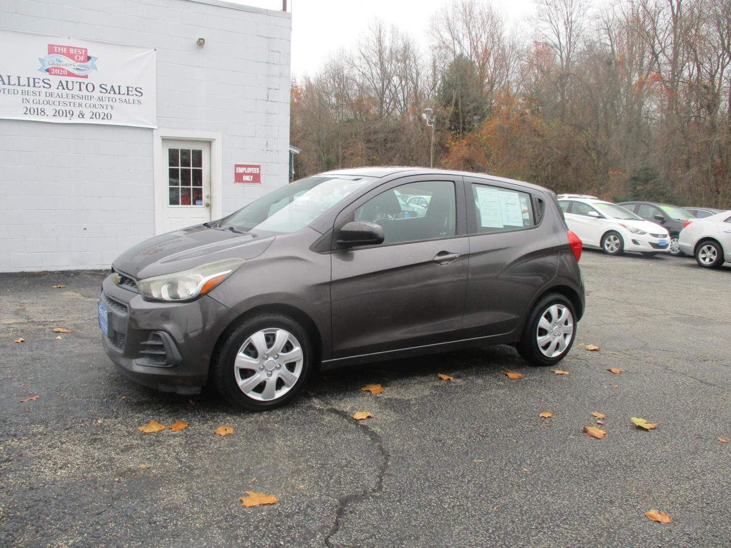 2016 SILVER Chevrolet Spark LS CVT (KL8CB6SA4GC) with an 1.4L L4 16V DOHC engine, CVT transmission, located at 540a Delsea Drive, Sewell, NJ, 08080, (856) 589-6888, 39.752560, -75.111206 - Photo#1