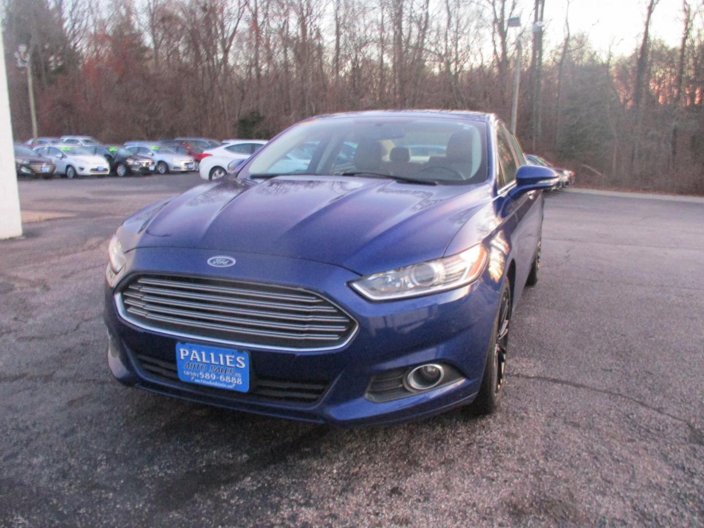 2014 BLUE Ford Fusion SE (3FA6P0HD9ER) with an 1.5L L4 DOHC 16V engine, located at 540a Delsea Drive, Sewell, NJ, 08080, (856) 589-6888, 39.752560, -75.111206 - Photo#0