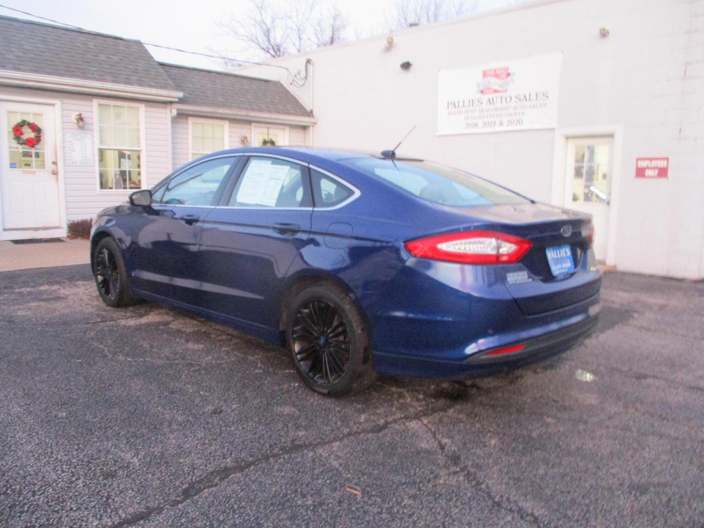 2014 BLUE Ford Fusion SE (3FA6P0HD9ER) with an 1.5L L4 DOHC 16V engine, located at 540a Delsea Drive, Sewell, NJ, 08080, (856) 589-6888, 39.752560, -75.111206 - Photo#3