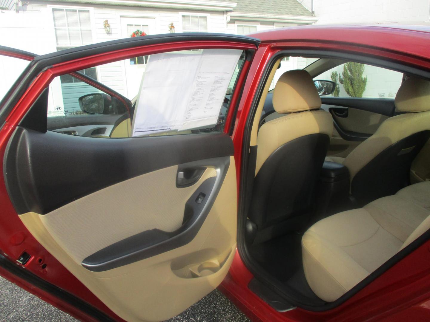 2013 RED Hyundai Elantra GLS A/T (KMHDH4AE0DU) with an 1.8L L4 DOHC 16V engine, 6-Speed Automatic transmission, located at 540a Delsea Drive, Sewell, NJ, 08080, (856) 589-6888, 39.752560, -75.111206 - Photo#15