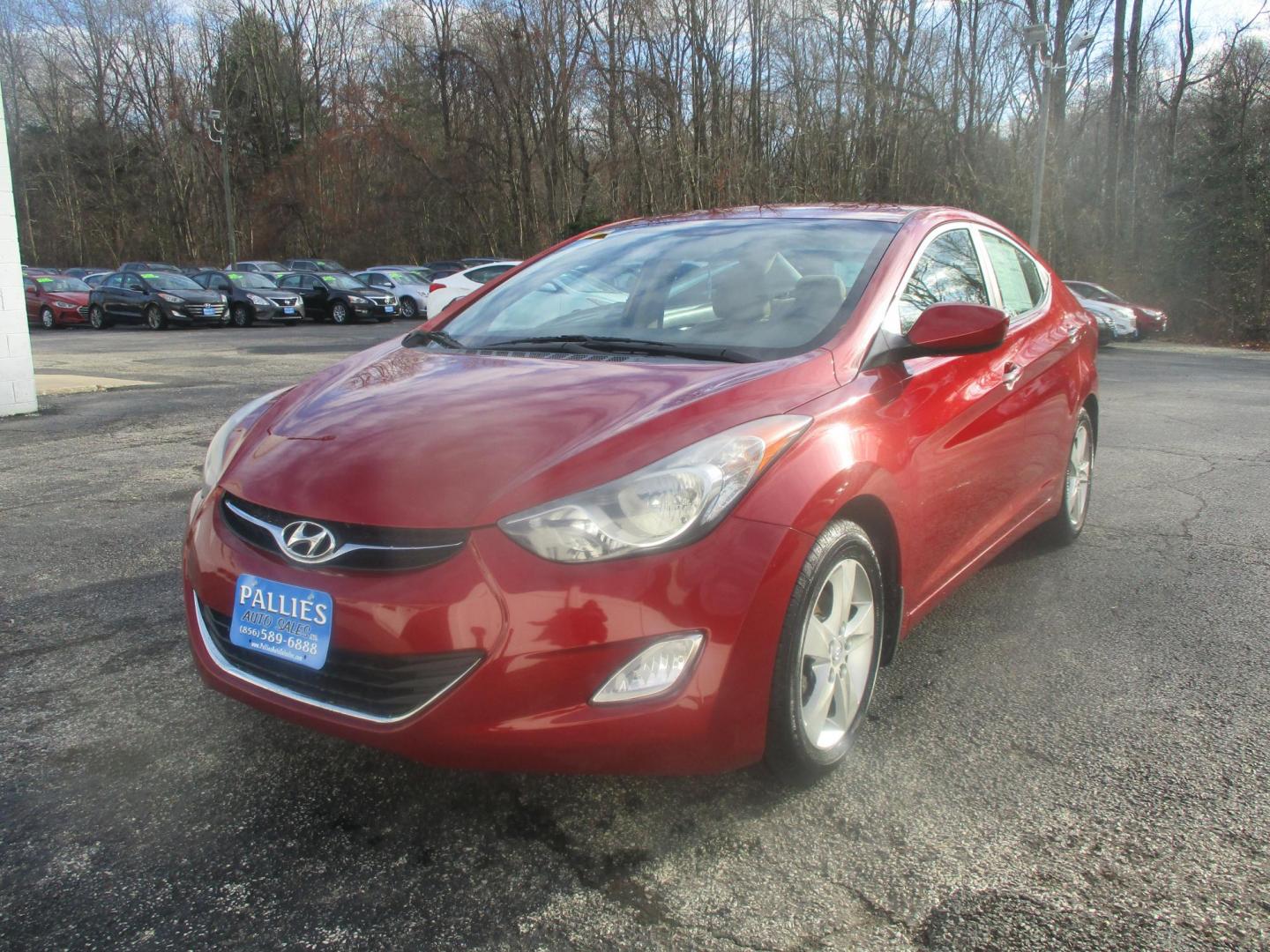 2013 RED Hyundai Elantra GLS A/T (KMHDH4AE0DU) with an 1.8L L4 DOHC 16V engine, 6-Speed Automatic transmission, located at 540a Delsea Drive, Sewell, NJ, 08080, (856) 589-6888, 39.752560, -75.111206 - Photo#2