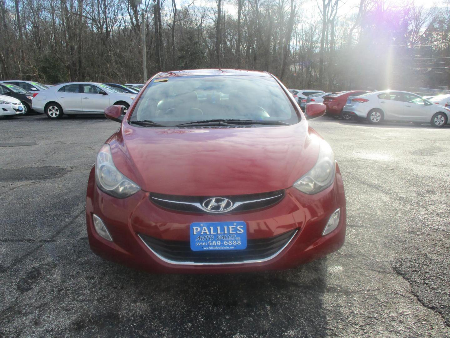 2013 RED Hyundai Elantra GLS A/T (KMHDH4AE0DU) with an 1.8L L4 DOHC 16V engine, 6-Speed Automatic transmission, located at 540a Delsea Drive, Sewell, NJ, 08080, (856) 589-6888, 39.752560, -75.111206 - Photo#9