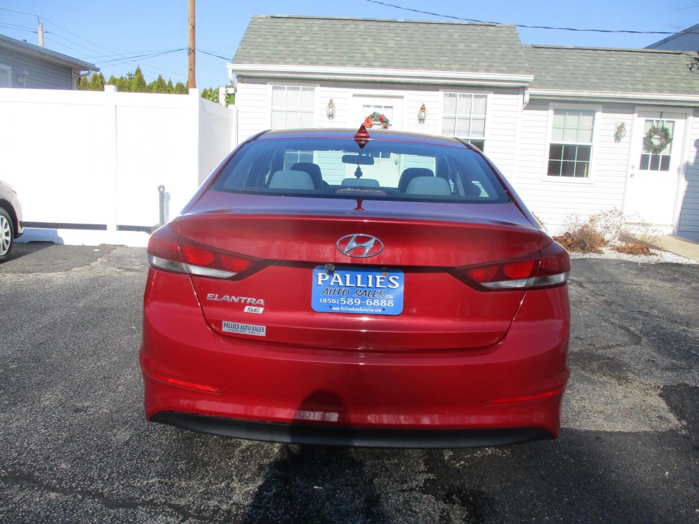 2017 RED Hyundai Elantra SE 6AT (KMHD74LF8HU) with an 1.8L L4 DOHC 16V engine, 6A transmission, located at 540a Delsea Drive, Sewell, NJ, 08080, (856) 589-6888, 39.752560, -75.111206 - Photo#5