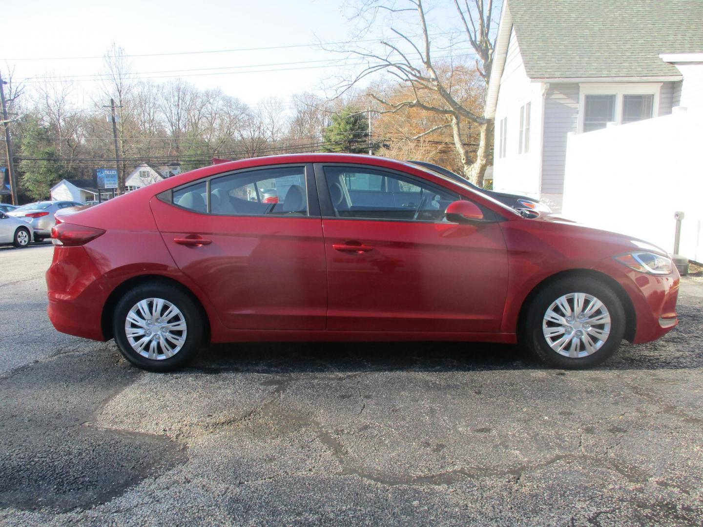 2017 RED Hyundai Elantra SE 6AT (KMHD74LF8HU) with an 1.8L L4 DOHC 16V engine, 6A transmission, located at 540a Delsea Drive, Sewell, NJ, 08080, (856) 589-6888, 39.752560, -75.111206 - Photo#7