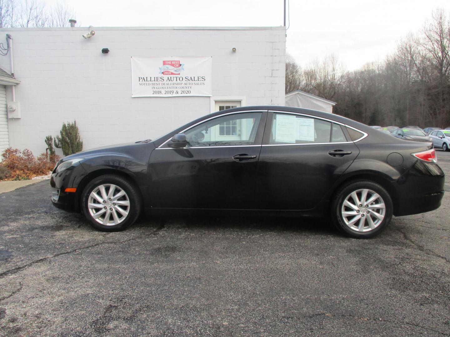 2012 BLACK Mazda MAZDA6 I Touring (1YVHZ8DH3C5) with an 2.5L L4 DOHC 16V engine, 6-Speed Automatic transmission, located at 540a Delsea Drive, Sewell, NJ, 08080, (856) 589-6888, 39.752560, -75.111206 - Photo#2